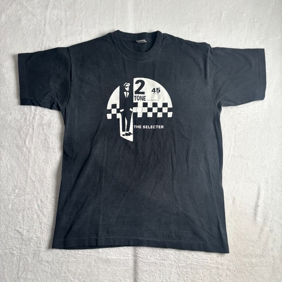 VTG The Selecter Hairspray Tour 1995 Band Black Shirt Mens‎ XL 2 Tone